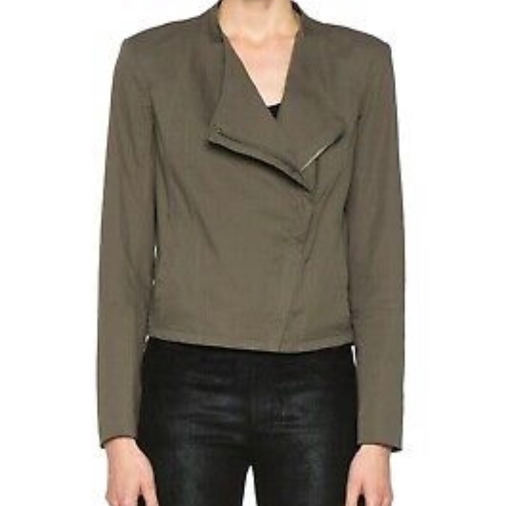 Helmut Lang Drape Moto Jacket